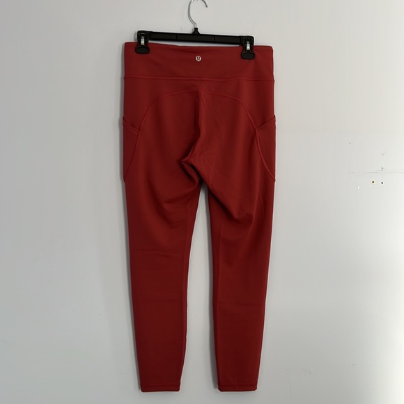 Lululemon rose yoga pants w pockets - Picture 2 of 3